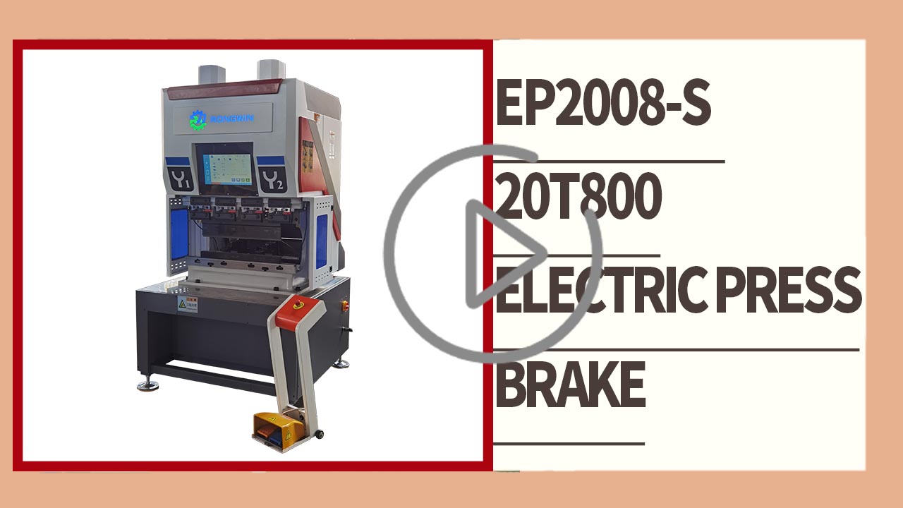 RONGWIN le muestra la configuración básica de la plegadora plegadora eléctrica EP2008-S