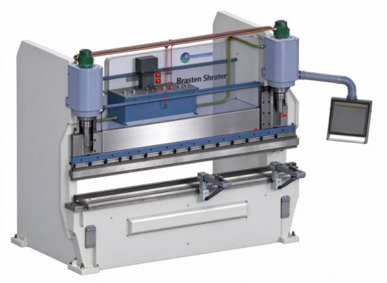  CNC presiona el freno